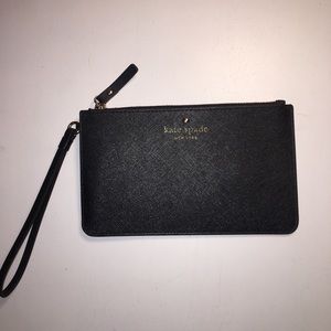 Kate Spade Black Wristlet